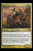 Magic The Gathering: Alara Reborn (Base Set) card 67 Dauntless Escort