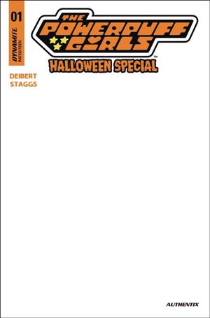 Powerpuff Girls: Halloween Special issue 1-F Blank Authentix Sketch Cardstock Cover