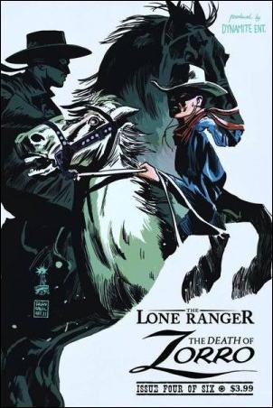 Lone Ranger & Zorro: The Death of Zorro issue 4 Standard Cover
