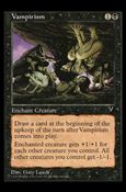 Magic the Gathering: Visions (Base Set) card 73 Vampirism