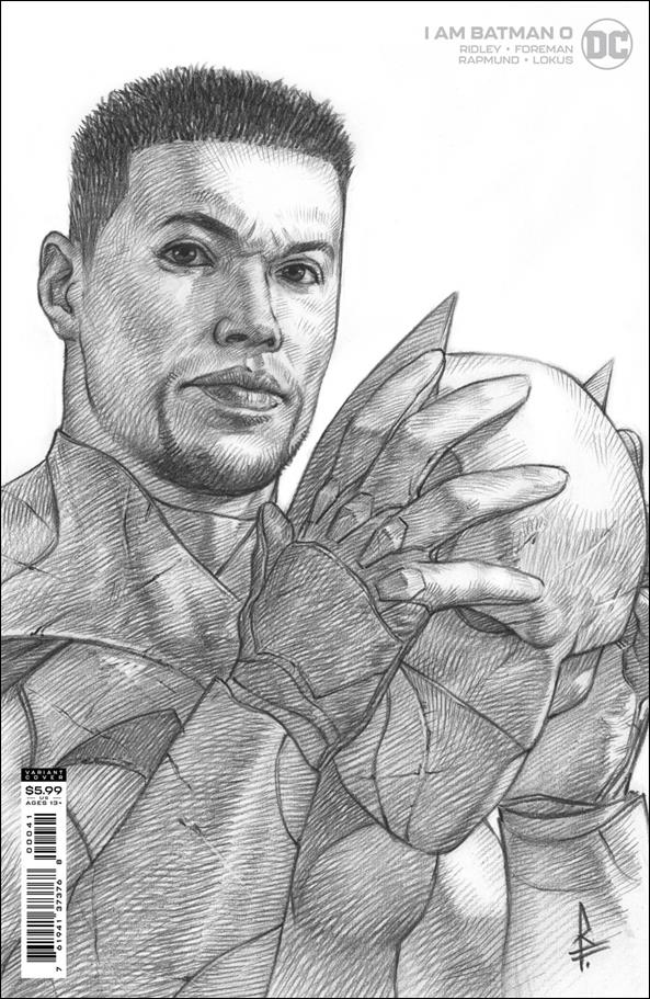 I am Batman issue 0-D Riccardo Federici 1:25 Cardstock Cover