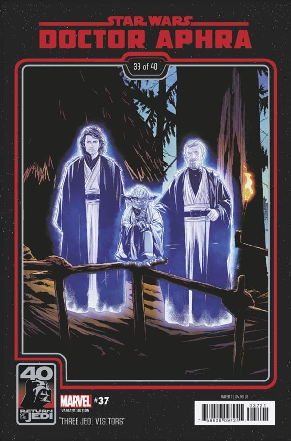 Star Wars: Doctor Aphra issue 37-B Chris Sprouse ROTJ 40th Anniversary Cover