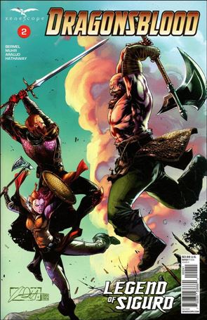 Dragonsblood issue 2-D Caanan White Cover