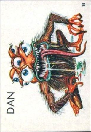 Ugly Stickers (1965) (Base Set) card 10-C Dan