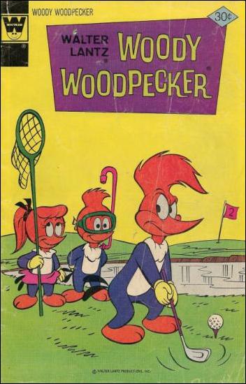 Walter Lantz Woody Woodpecker  issue 157-B Whitman Cover