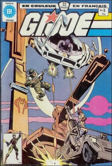 G.I. Joe: A Real American Hero issue 8-E French-Canadian Price Cover