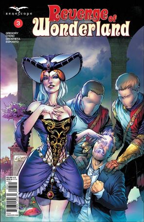 Revenge of Wonderland issue 3-D Edgar Salazar Cover