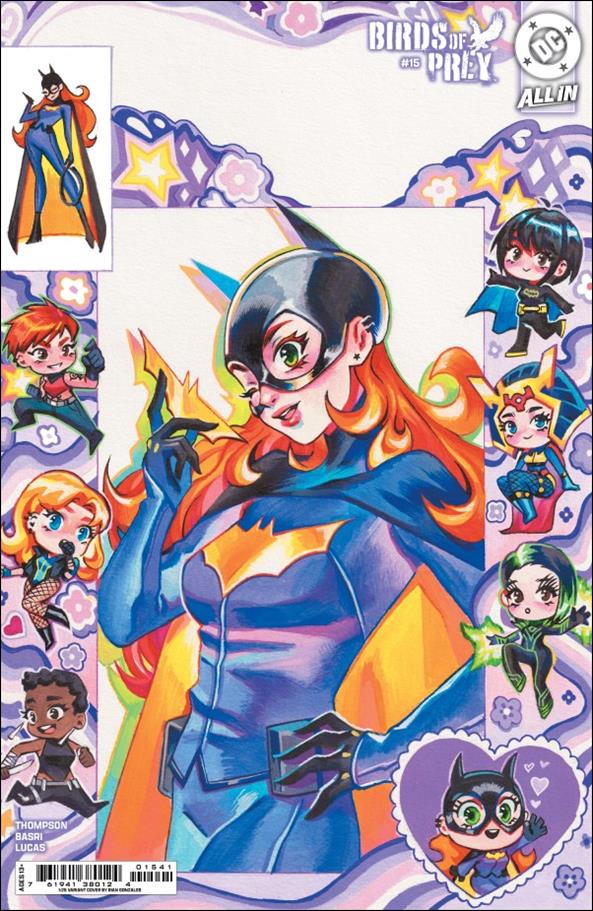 Birds of Prey (2023) issue 15-D Rian Gonzales 1:25 Cardstock Cover