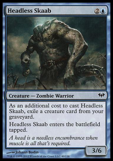 Magic the Gathering: Dark Ascension (Base Set) card 40 Headless Skaab