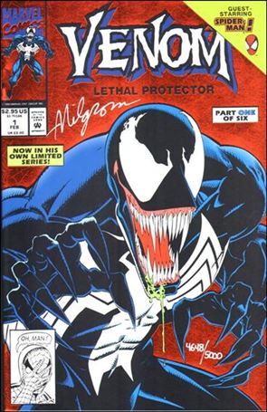 Venom: Lethal Protector (1993) issue 1-E Catch a Star Red Cover (Signed by Milgrom) 1/5000