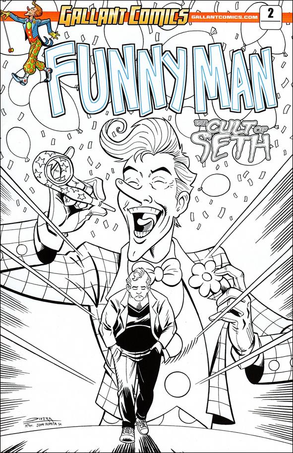 Funnyman: The Cult of Seth issue 2-D Luis Rivera Black & White Edition