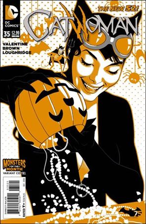 Catwoman (2011) issue 35-B Josh Middleton Monsters of the Month Cover