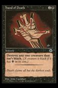 Magic the Gathering: Portal (Base Set) card 96 Hand of Death