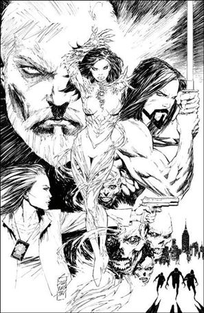 Witchblade (2024) issue 1-H Marc Silvestri B&W Virgin 1:250 Cover