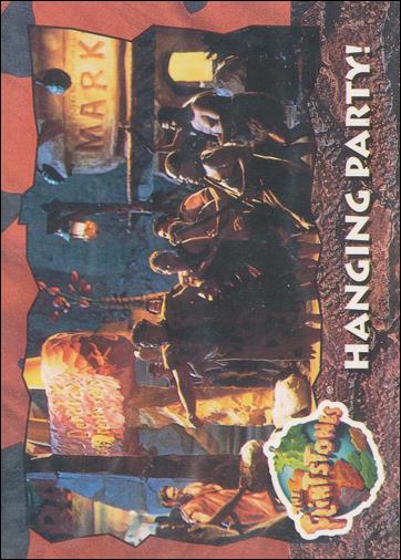 Flintstones: The Movie (Base Set) card 70 Hanging Party!