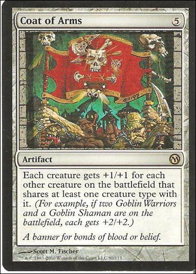 Magic the Gathering: Duels of the Planeswalkers (Base Set) card 90 Coat of Arms