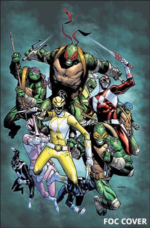 Mighty Morphin Power Rangers/Teenage Mutant Ninja Turtles issue 2-F Humberto Ramos Cover