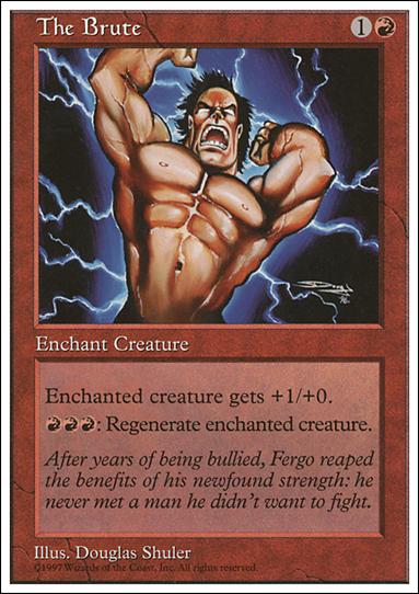 Magic the Gathering: 5th Edition (Base Set) card 215 The Brute