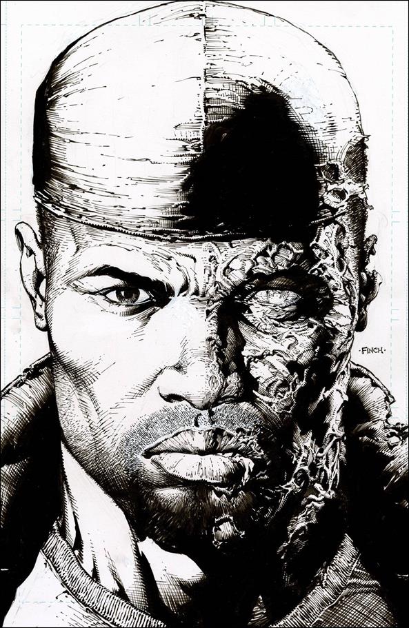 Walking Dead Deluxe issue 7-E David Finch 1:25 B&W Virgin Cover (2nd Printing)