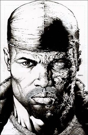Walking Dead Deluxe issue 7-E David Finch 1:25 B&W Virgin Cover (2nd Printing)