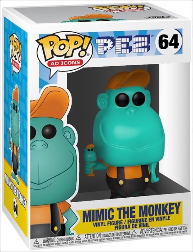 POP! Ad Icons figure 64-C Mimic the Monkey (Black Overalls)