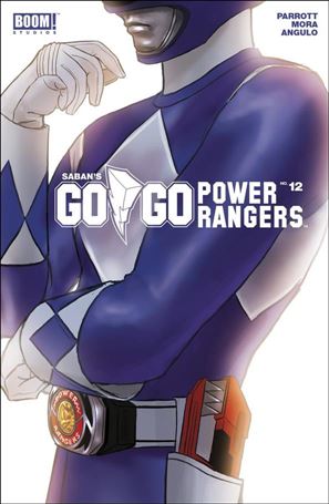 Saban's Go Go Power Rangers issue 12-B Miguel Mercado Blue Ranger Cover
