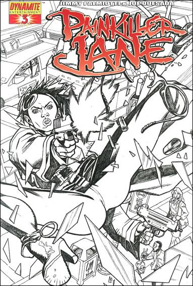 Painkiller Jane (2006) issue 3-E Lee Moder Sketch Cover 1:20