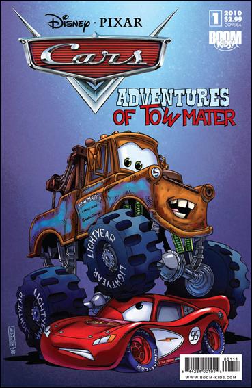 Cars: Adventures of Tow Mater issue 1 Allen Gladfelter "Mater and Lightning" Cover