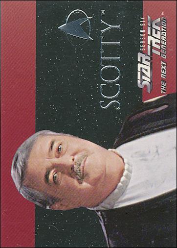 Star Trek: The Next Generation - The Episode Collection Season Six (Foil Embossed Subset) card S34 Scotty
