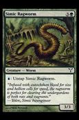 Magic the Gathering: Dissension (Base Set) card 93 Simic Ragworm