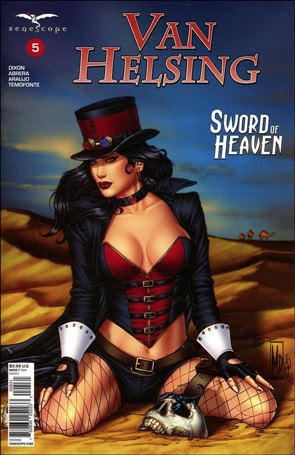 Van Helsing: Sword of Heaven issue 5-C Michael DiPascale Cover