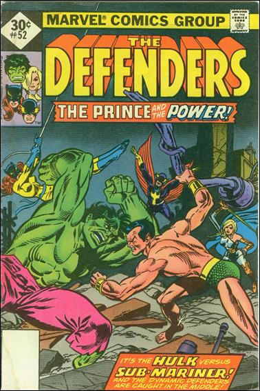Defenders (1972) issue 52-D Whitman Cover
