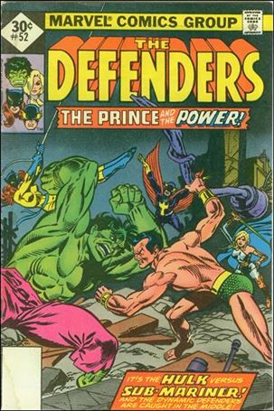 Defenders (1972) issue 52-D Whitman Cover