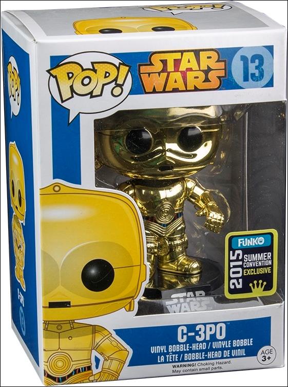 POP! Star Wars figure 13-C C-3PO (Metallic) Summer Convention Exclusive