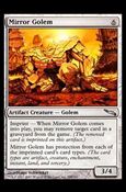 Magic the Gathering: Mirrodin (Base Set) card 208 Mirror Golem