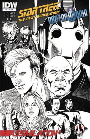 Star Trek: The Next Generation / Doctor Who: Assimilation2 issue 1-E David Messina Forbidden Planet Cover