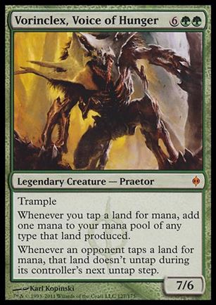 Magic the Gathering: New Phyrexia card 127 Vorinclex, Voice of Hunger