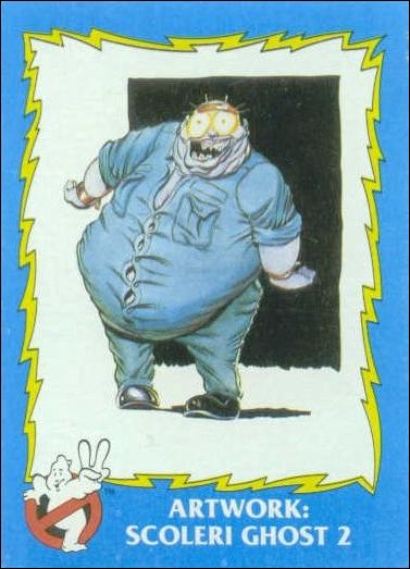 Ghostbusters II (Base Set) card 87 Artwork: Scoleri Ghost 2