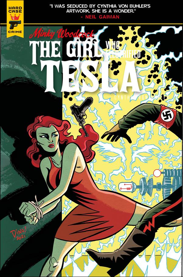 Minky Woodcock: The Girl Who Electrified Tesla issue 4 Dean Haspiel Cover
