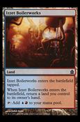 Magic the Gathering: Commander (Base Set) card 278 Izzet Boilerworks