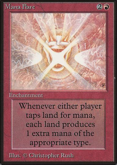 Magic the Gathering: Limited Edition Beta (Base Set) card 163 Mana Flare
