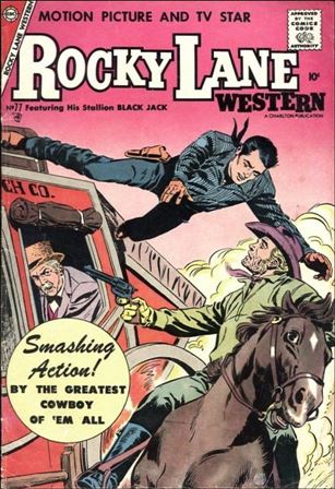 Rocky Lane Western (1954) issue 77