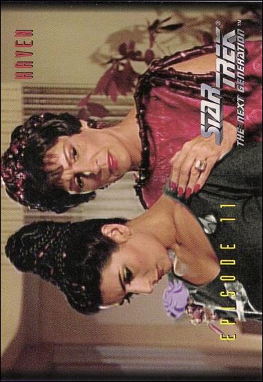 Star Trek: The Next Generation - The Episode Collection Season One (Base Set) card 40 Haven, Episode 11A