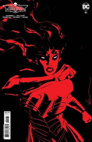 Knight Terrors: Wonder Woman issue 1-D Dustin Nguyen Midnight Cardstock Cover