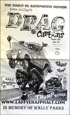 Drag Cartoons (1963) issue 3-B Wally Parks Commemorative