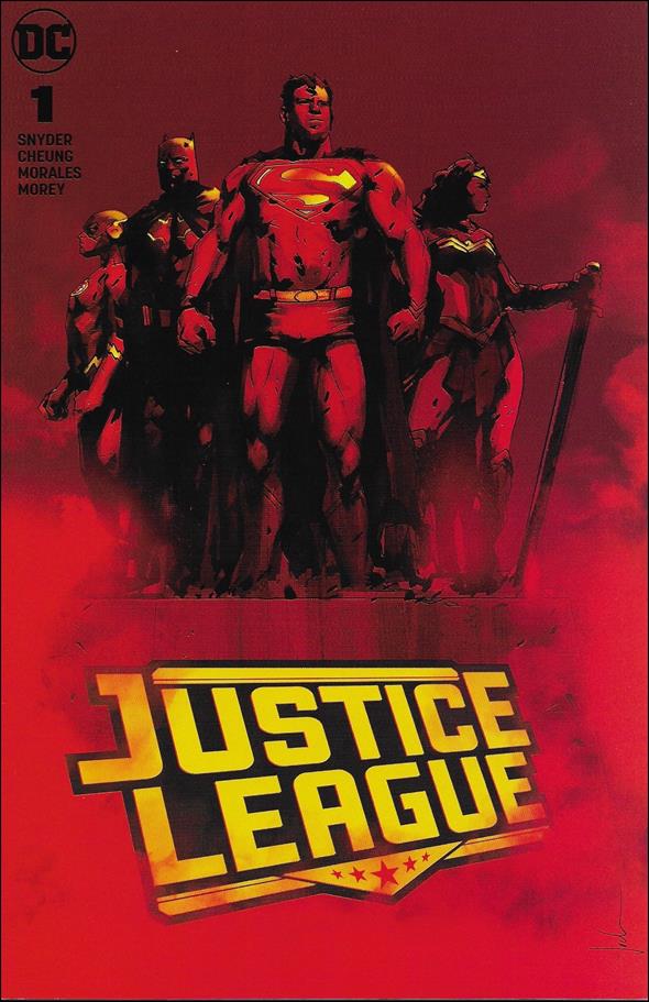 Justice League (2018) issue 1-JF Jock Forbidden Planet/Jetpack Comics Red Cover