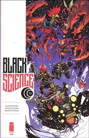 Black Science issue 34-B Marcio Takara Cover