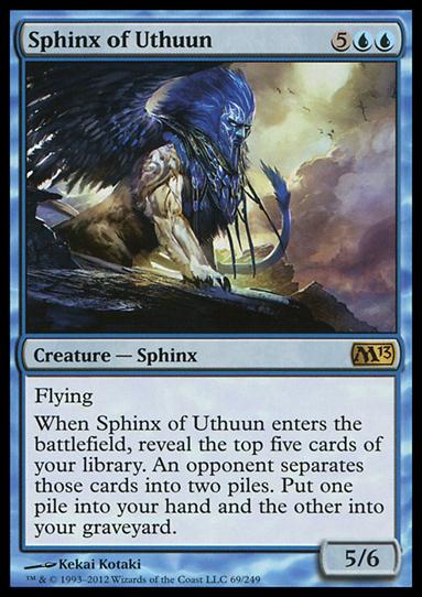 Magic the Gathering: 2013 Core Set (Base Set) card 69 Sphinx of Uthuun