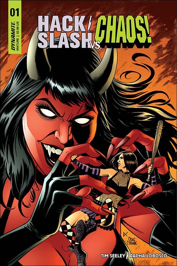 Hack/Slash vs Chaos issue 1-B Craig Cermak Cover
