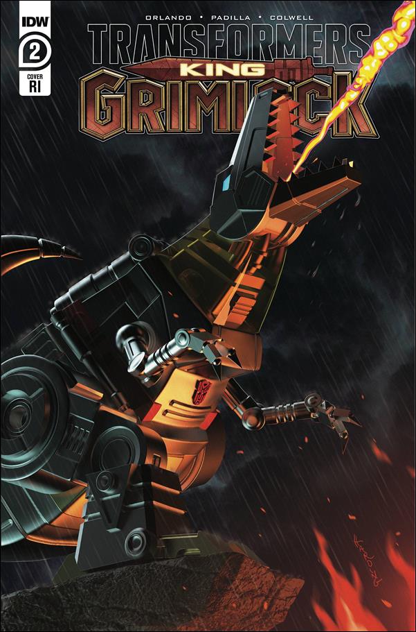Transformers: King Grimlock issue 2-C Paul Harding 1:10 Cover
